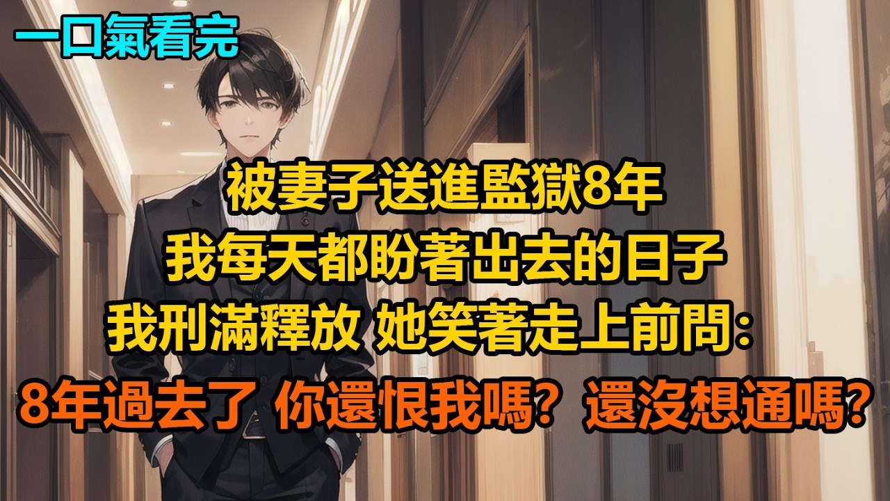 被妻子送進監獄8年，我每天都盼著出去的日子，我刑滿釋放，她笑著走上前問：“8年過去了，你還恨我嗎？還沒想通嗎？”