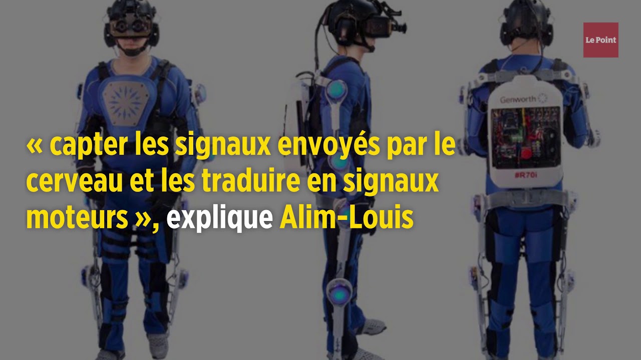 Un patient t&eacute;trapl&eacute;gique marche gr&acirc;ce &agrave; un exosquelette connect&eacute; au cerveau