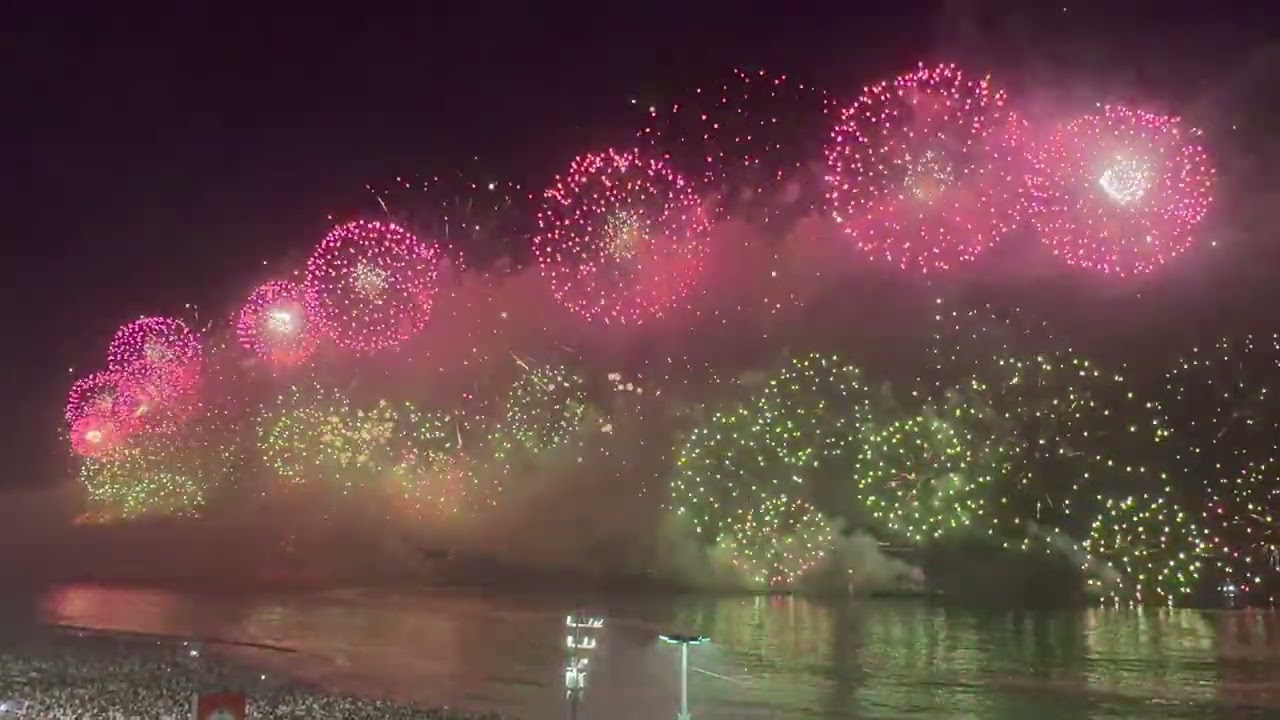 Copacabana New Year’s Eve Fireworks 2026 | 12 Minutes from the World’s Largest Celebration