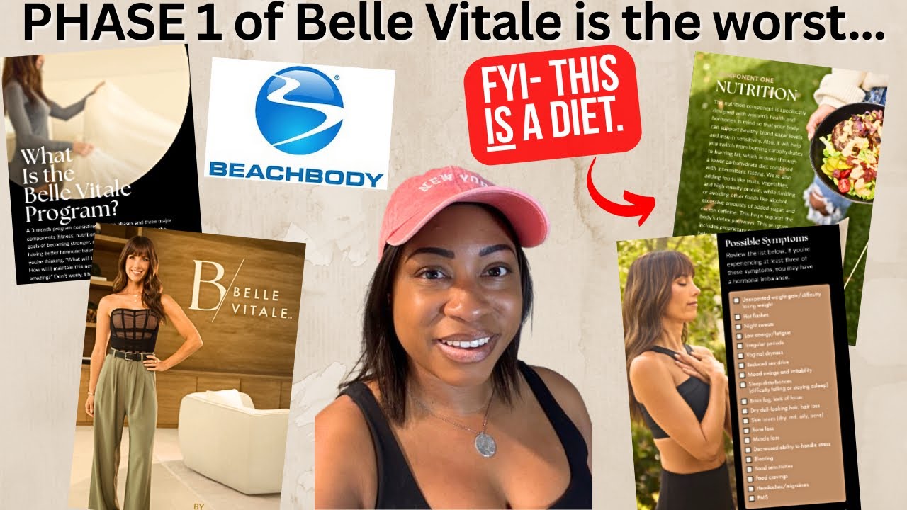 Dietitian REACTS to Belle Vitale Program | Sucking the joy from your life, one iced latte at a time.
