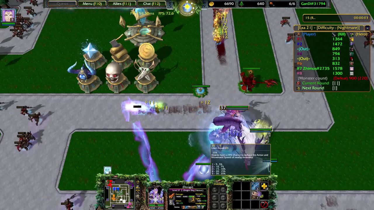 Green Circle TD Exa Dragon King