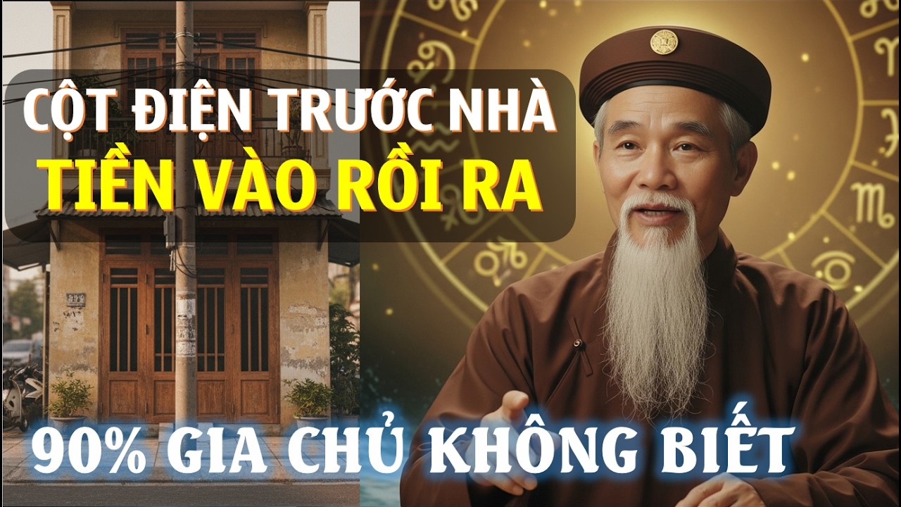 Nhà Trước Có Cột Điện? 90% Gia Chủ Không Biết Mình Đang Bị Hút Tài Lộc!