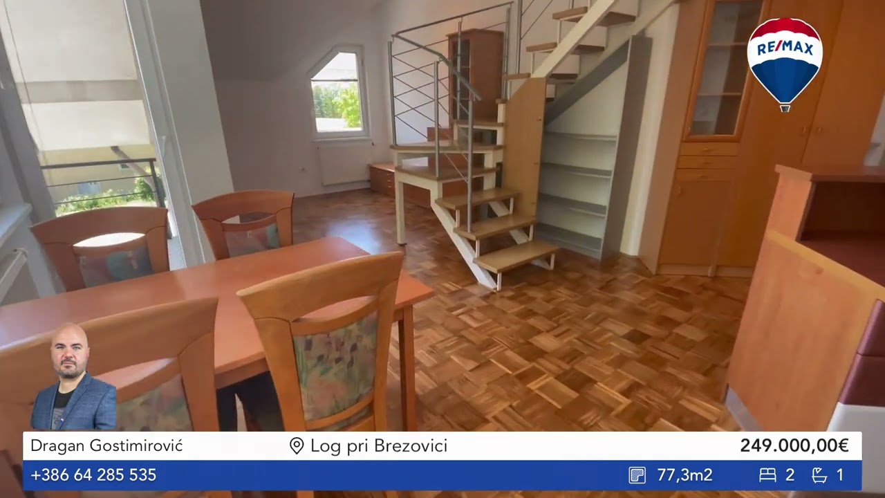 Prodamo čudovito 3-sobno stanovanje - Log pri Brezovici