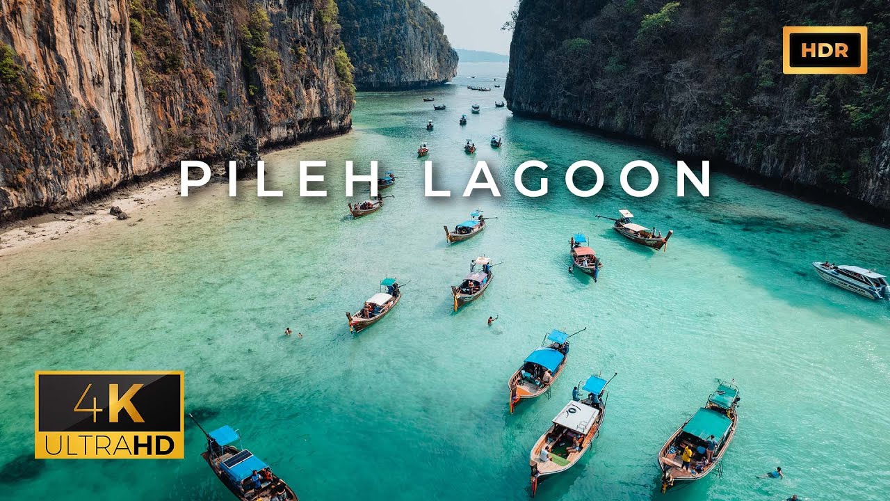 Pileh Lagoon, Phi Phi, Thailand 4K HDR | The Best Lagoon in Asia