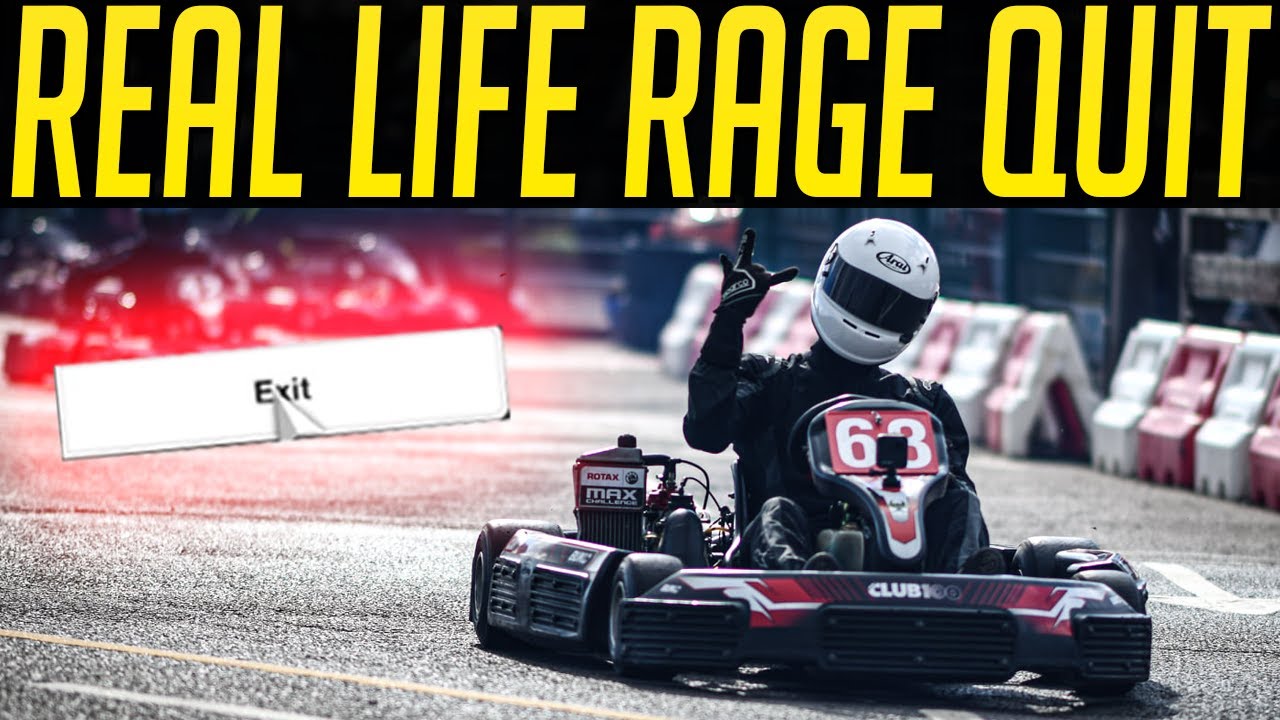 When You Rage Quit a Real Kart Race