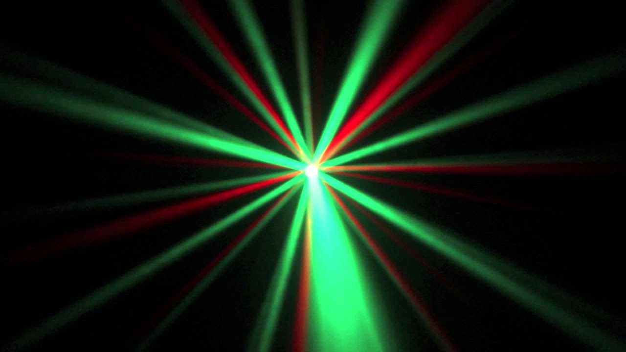 Kam LED Minx in action - classic disco lighting effect for DJs with multicolour moonflower FX