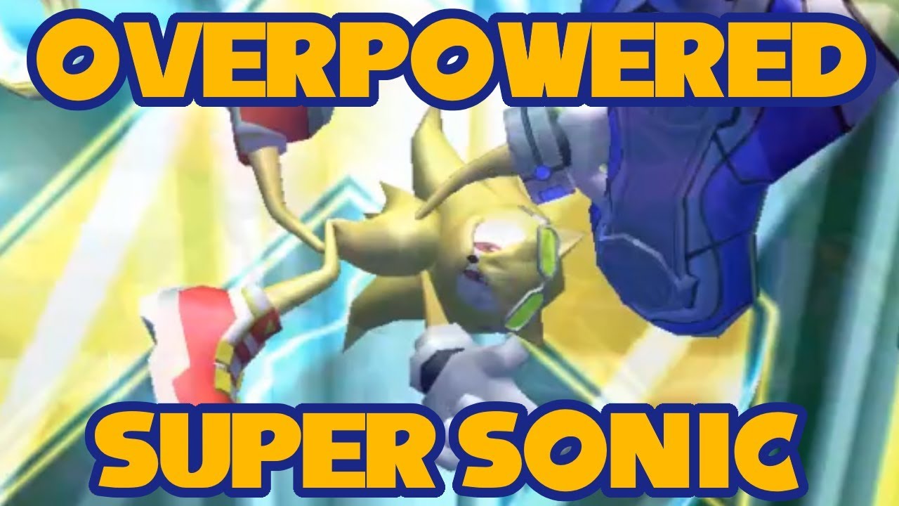 Sonic Riders Zero Gravity - Overpowered Super Sonic