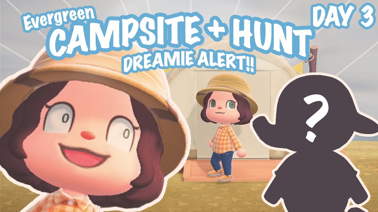 *BANSHEE SCREECH* DREAMIE ALERT!!! 😱‼️Campsite Reveal + Villager Hunt | Animal Crossing New Horizons