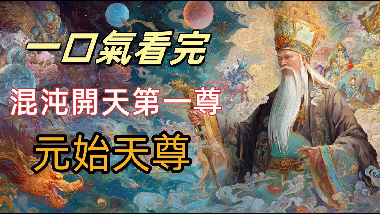 【中國眾神】第三章：三清之首元始天尊，為何永遠遠端坐中央？洪荒第一尊神！元始天尊以一縷真炁如何化生萬物|玉皇大帝的「上司」？元始天尊的真實地位揭秘|神話還是科學？元始天尊與中醫國畫、圍棋的驚人連結