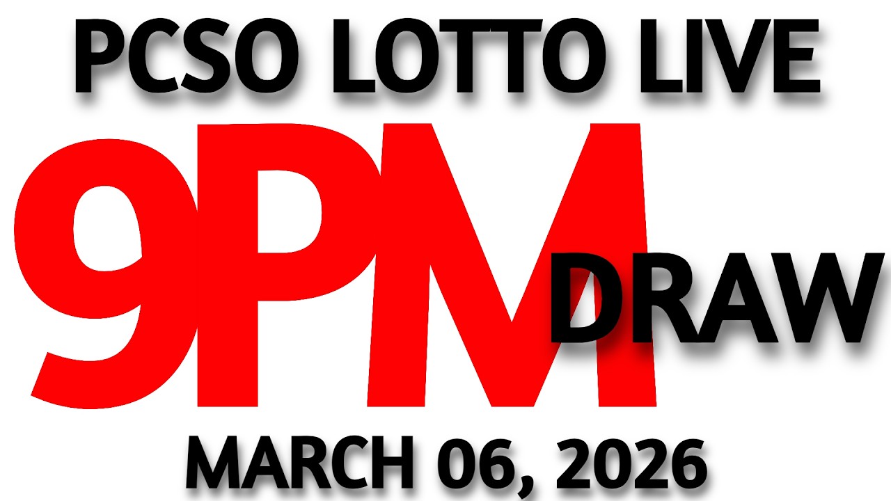 Lotto Result Today 9pm Draw March 06, 2026 Swertres Ez2 PCSO LIVE