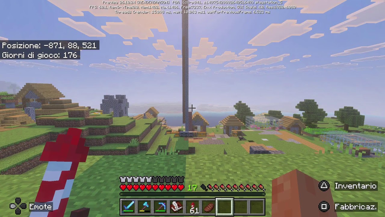 Minecraft vanilla(obbiettivo 300 follower