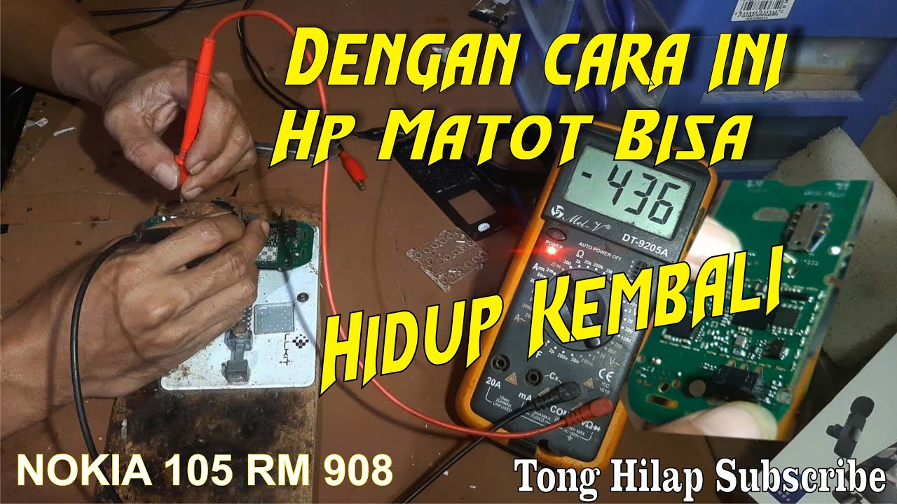 CARA ATASI HP NOKIA 105 RM 908 MATOT @Teknisi_Rumah