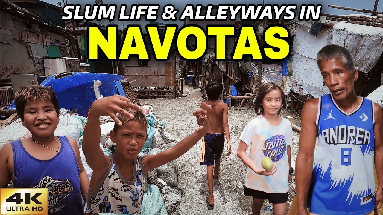 Never Before Seen SLUM LIFE & ALLEYWAYS in Navotas City Philippines [4K]