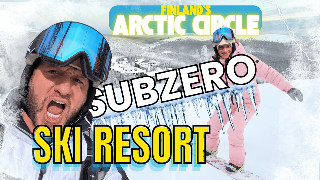 Subzero Ski Resort In The Arctic Circle + Snowmobile Tour In Saariselkä + The Northern Lights Part 2
