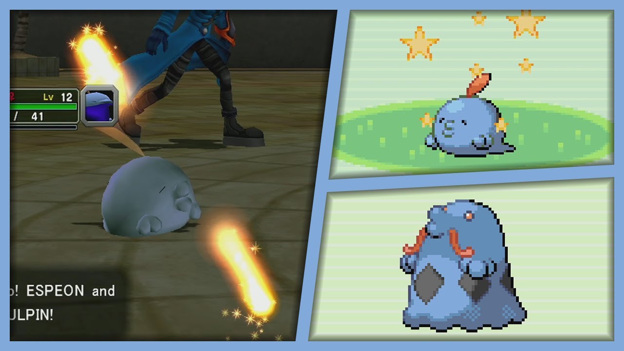 Shiny Gulpin after 13,467 random encounters in Sapphire (DTQ #4)