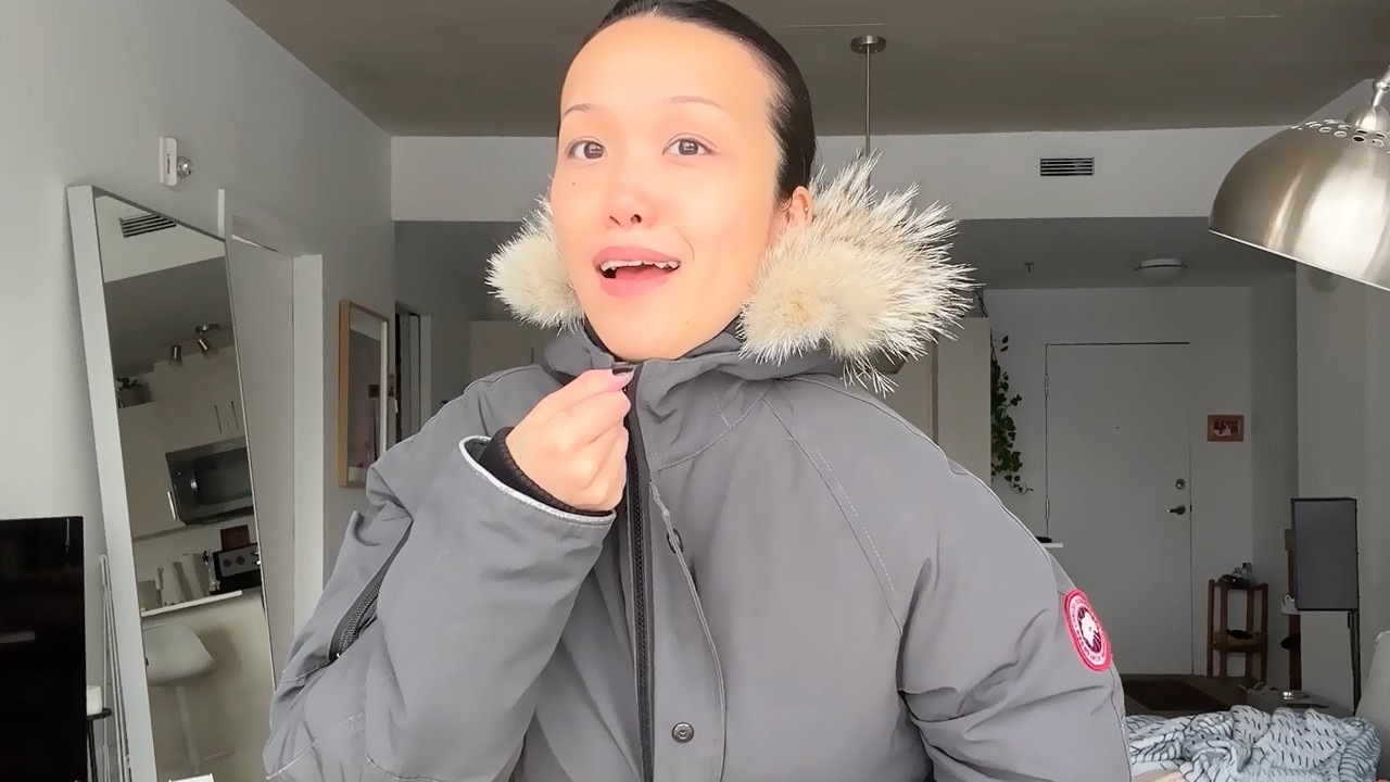 february vlog: winter outfits, canada goose, consignment shopping