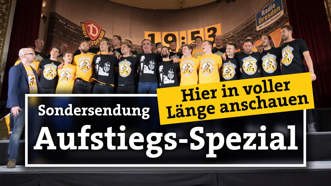 19:53 - DER DRESDNER FUSSBALL-TALK Sondersendung zum Aufstieg aus dem Parkhotel (20.04.2016)