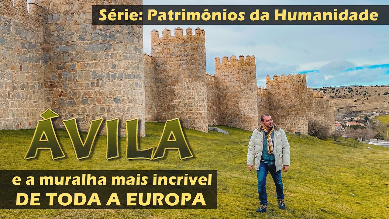 COMO É A MAIOR MURALHA MEDIEVAL DA EUROPA: VISITAMOS ÁVILA, A CIDADE NATAL DE SANTA TERESA - ESPANHA