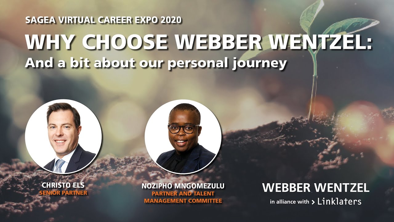 Why choose Webber Wentzel & a bit about our Personal Journey