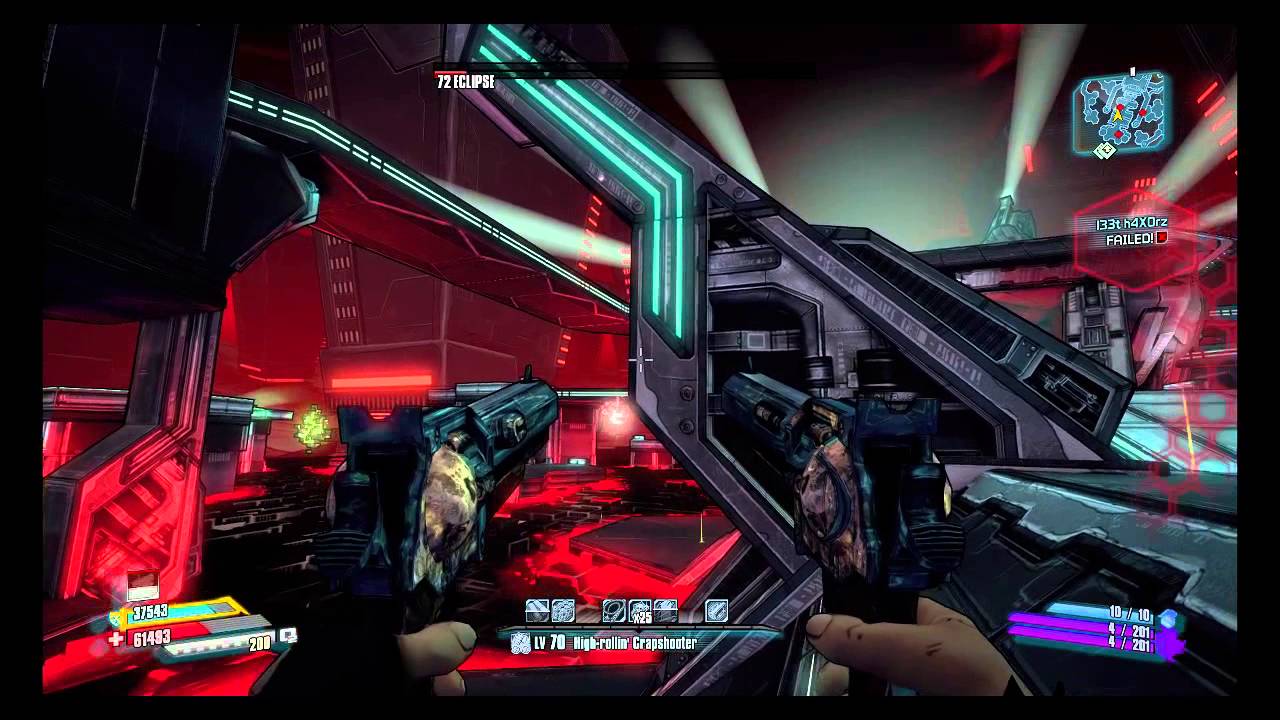 Borderlands: The Pre - Sequel - Nisha vs Eclipse / EOS - Lvl 70 - Luck Cannon