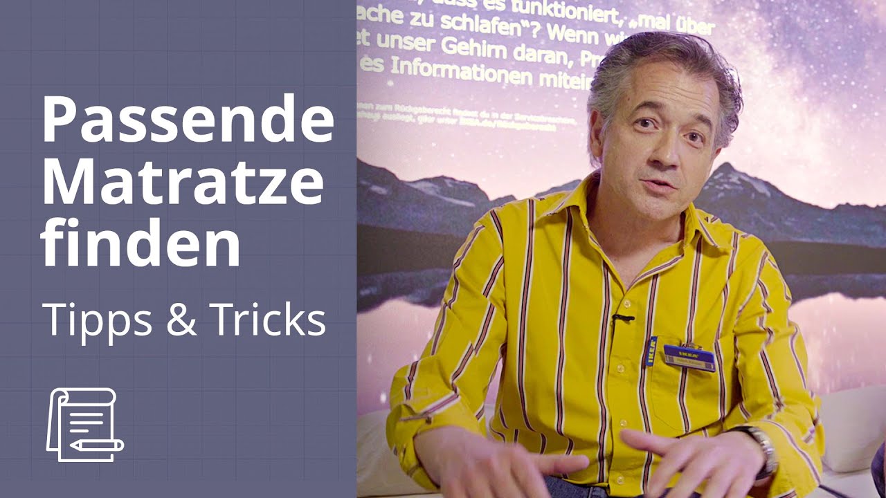 Welche Matratze? Matratzen-Ratgeber | IKEA Tipps & Tricks
