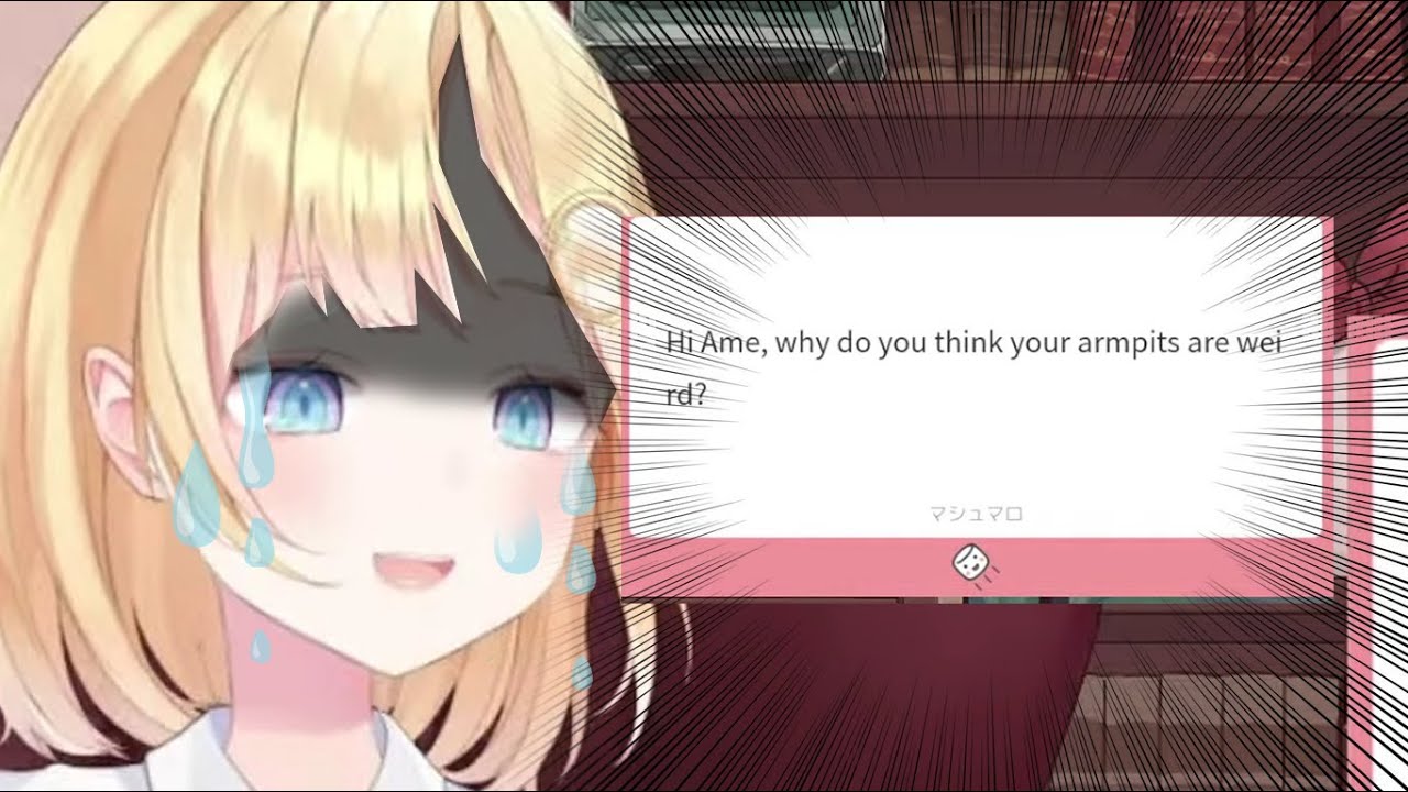 [ENG SUB/Hololive] Ame explains her weird Armpit