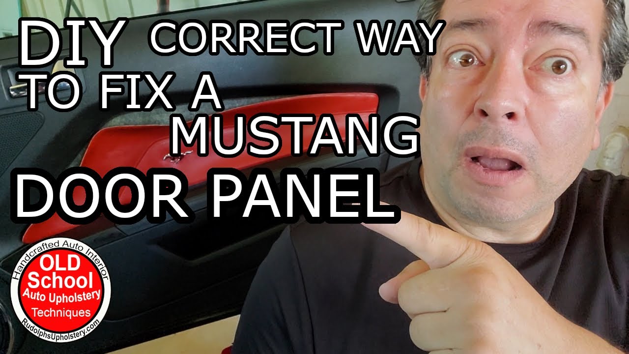 Quick & Easy Upholstery Fix for 2005 Mustang Door Panels