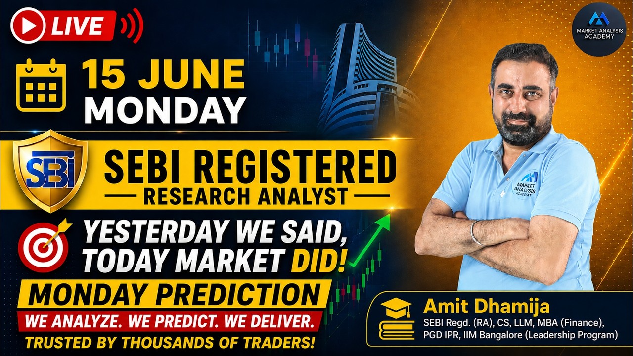 🔴LIVE Nifty Setup Alert!⚠️ Big Warning for Nifty Traders | FII DII Data Reveals Something Big