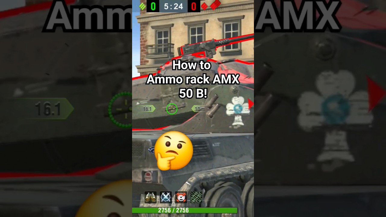 How to ammo rack AMX 50 B! #wotblitz #damage #guide #ammoracks