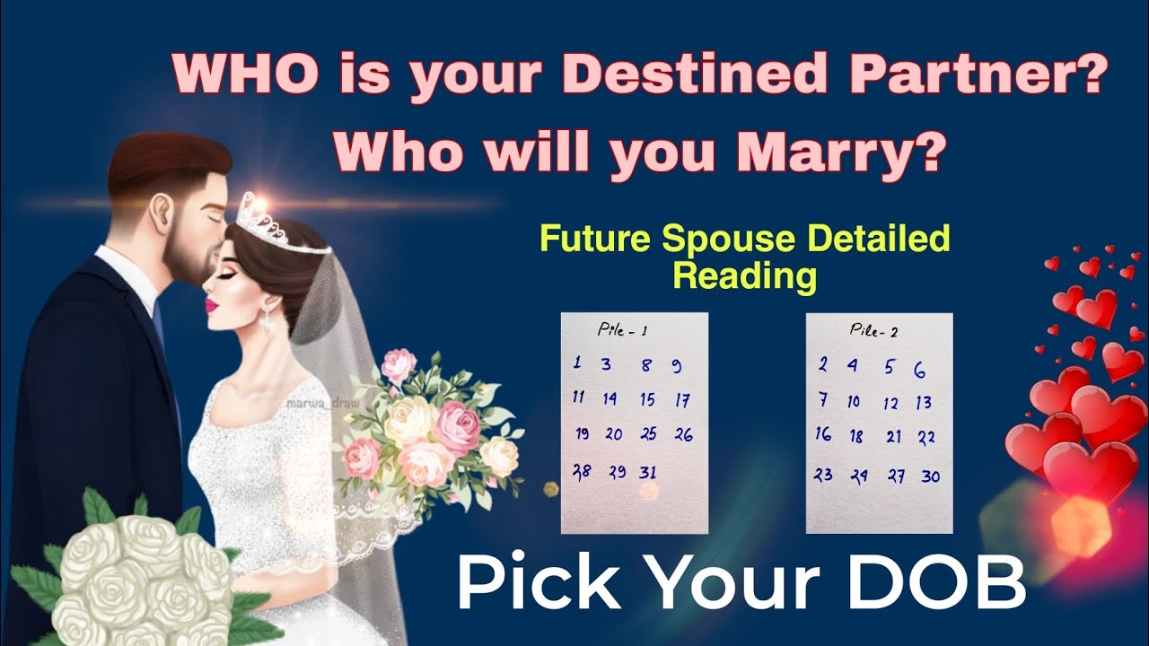 Who is your Destined Partner? Who will you Marry?💑 Pick Your DOB🌻 Tarot Card Reading🌻 Hindi 🌻