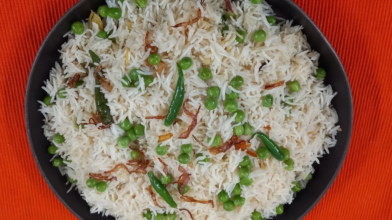 Simple tasty Matar Pulao. #india #food #cooking #recipe #recipe #easyrecipe #indianfood