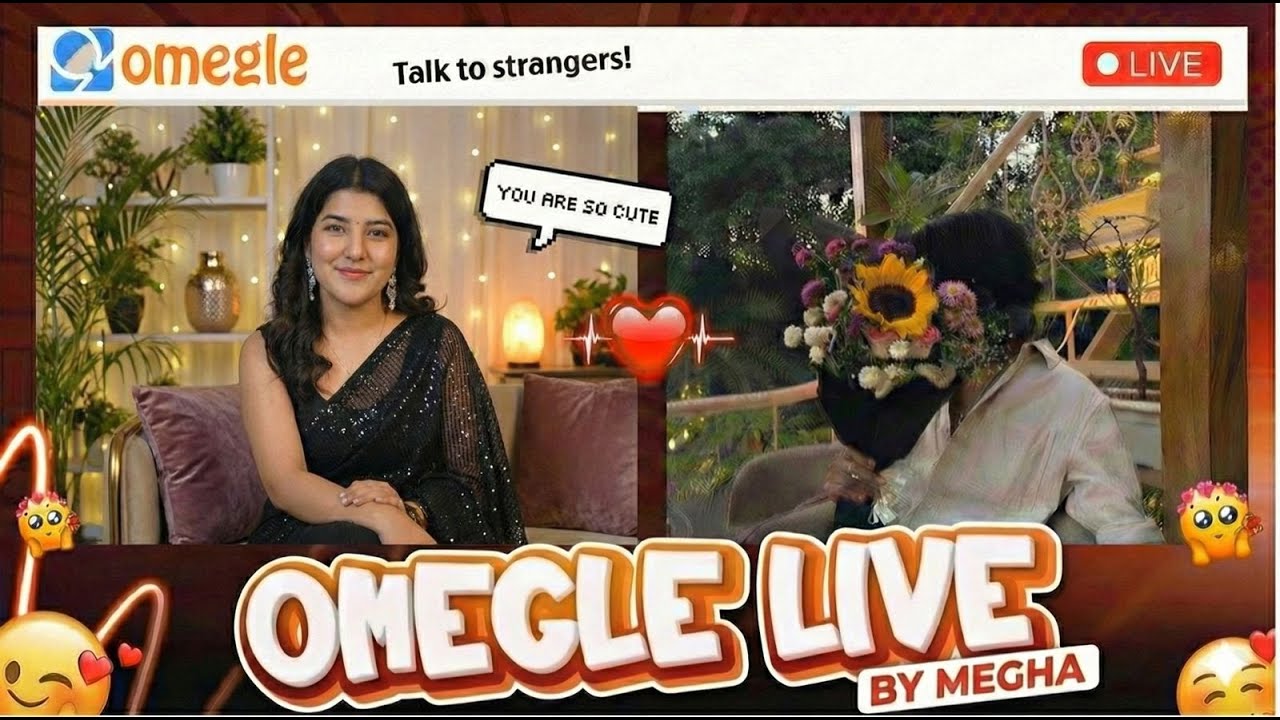 Omegle Funny Moments Live with Megha! 🤣