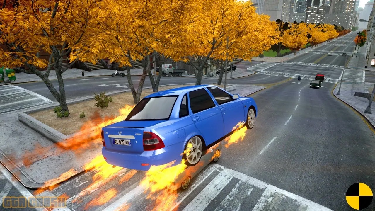 GTA 4 CRASH TESTING REAL CAR 755