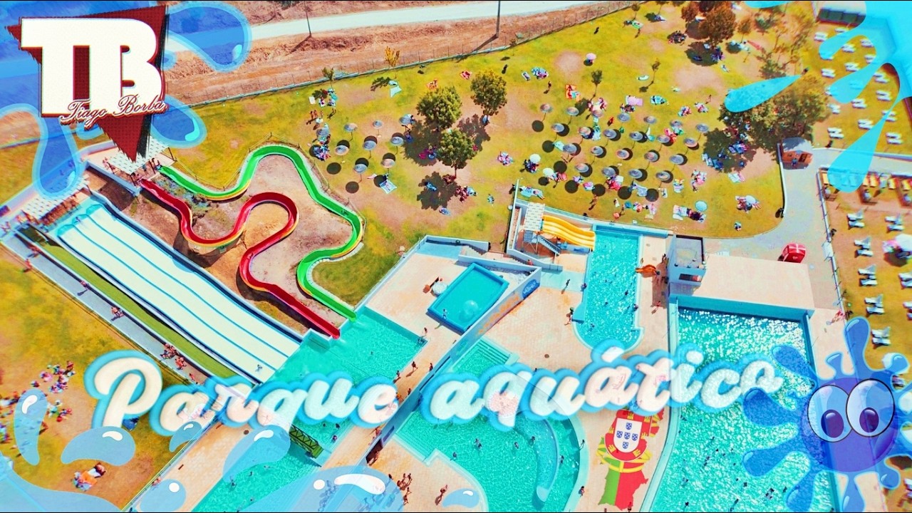DIVERSÃO PARA FAMÍLIA EM SANTARÉM - PORTUGAL - PARQUE AQUÁTICO | T03 - Ep. 014 ▶ 🇵🇹 #parqueaquático