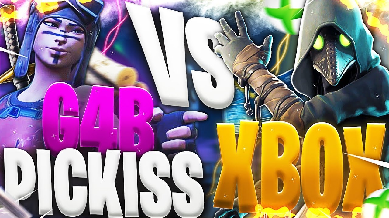 [G4B Pickiss VS XBOX] BUILD FIGHT COMPILATION - FORTNITE BATTLE ROYALE