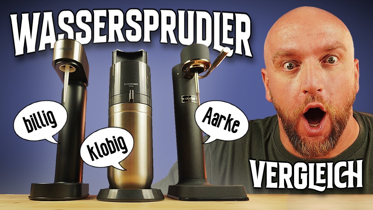 Lohnt der teure Aarke oder geht's günstiger? ► 3 TOP Marken im Wassersprudler Test & Vergleich 2024