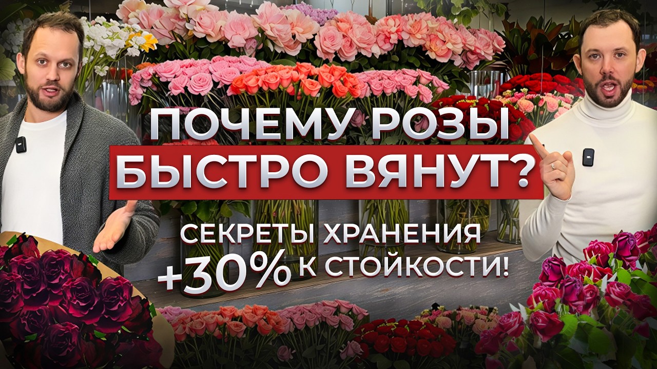 ГЛАВНЫЕ ОШИБКИ, ОТЛИЧИЯ, ПРАВИЛА: сухое хранение/вода! Почему розы быстро вянут? Секреты и лайфхаки!