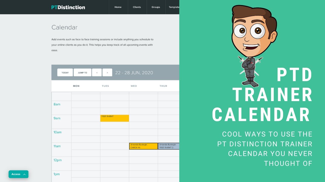 Making The Most Of PT Distinction's Trainer Calendar