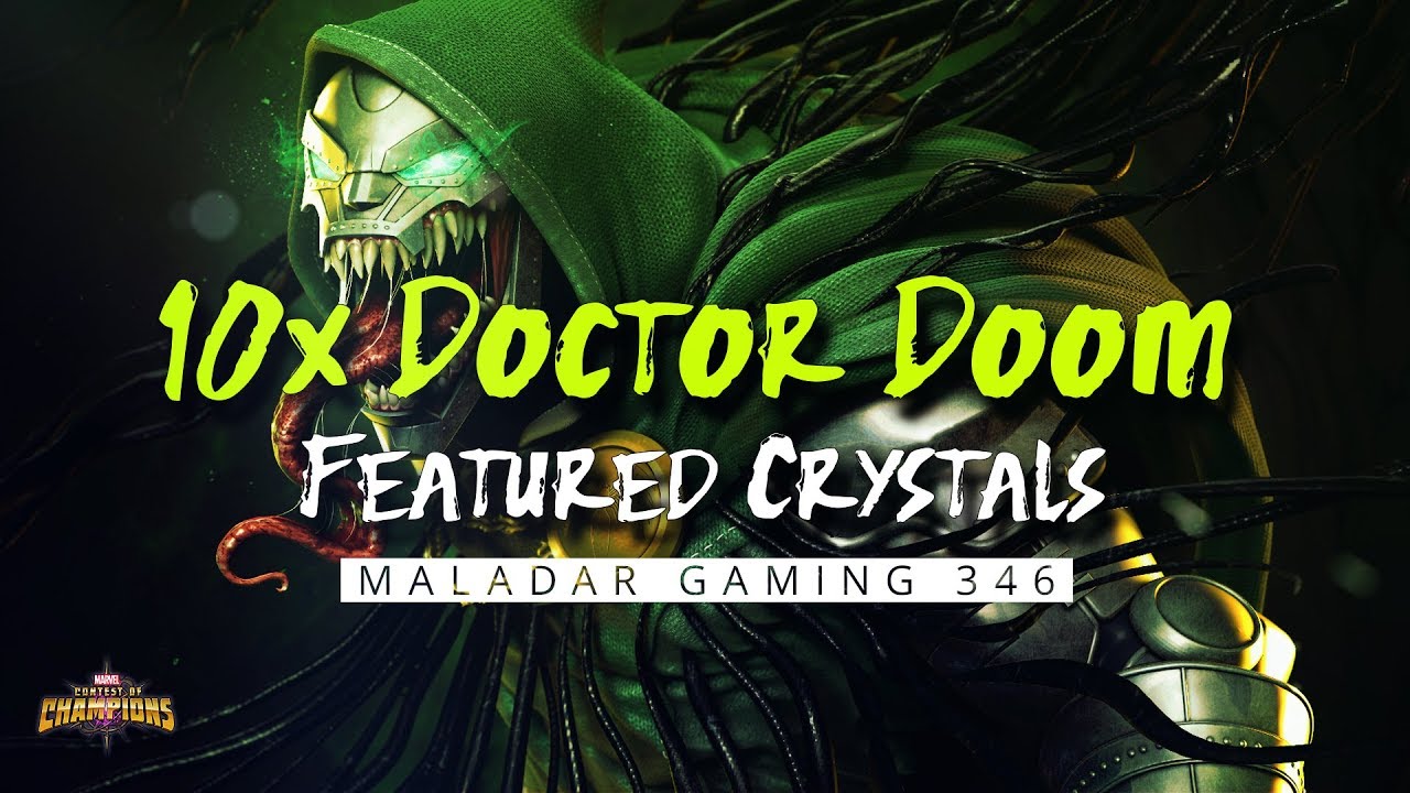 10x 6 Star Doctor Doom Featured Cavalier Crystals Opening 👀 #MCOC