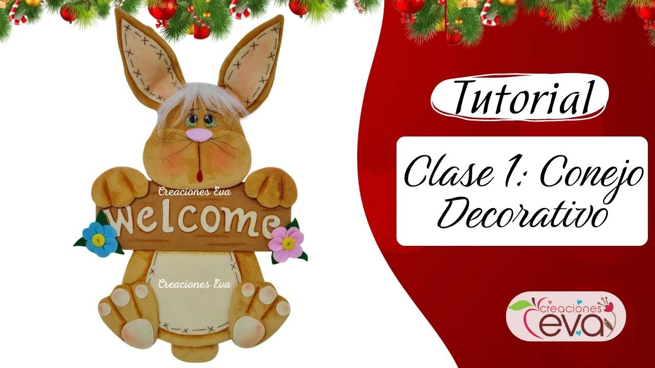 Clase 1 – Conejo Decorativo 🐇✨
