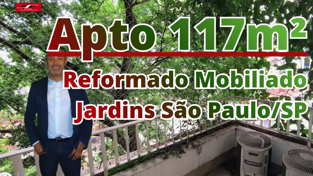 VENDO APTO 117m² REFORMADO MOBILIADO JARDINS SÃO PAULO/SP