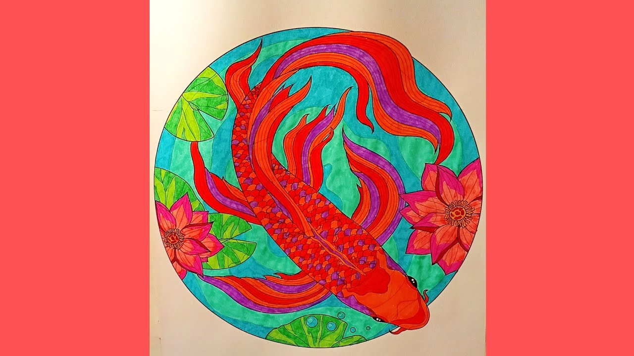ASMR Relaxing Colouring book 🎨