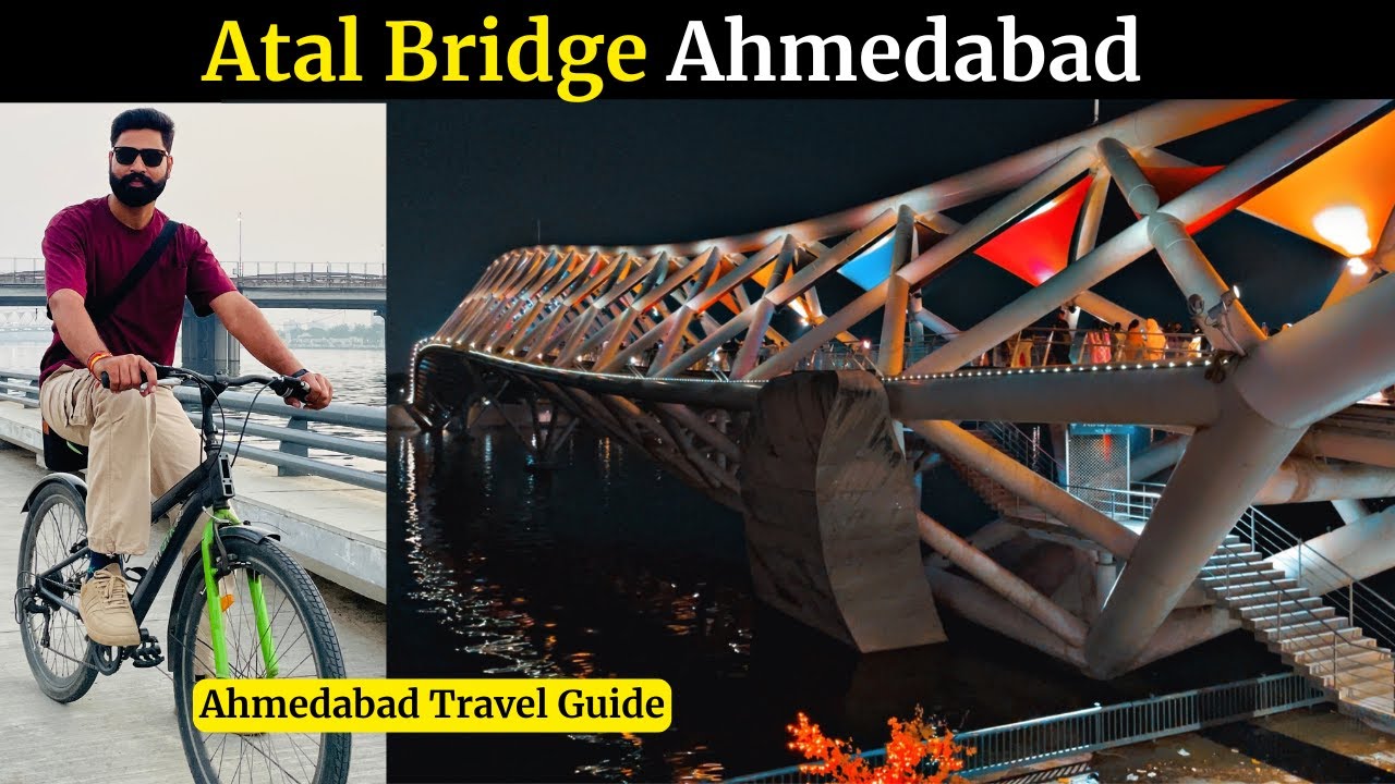 Atal Pedestrian Bridge Ahmedabad, Gujarat | Sabarmati Riverfront Ahmedabad #nishantameta