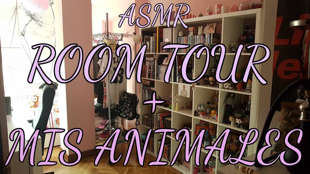 🎉 ESPECIAL 2000 SUSCRIPTORES - ASMR Room Tour + mis animalillos 🐶 😺