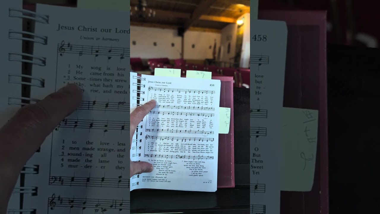#458 Episcopal Hymnal for practice