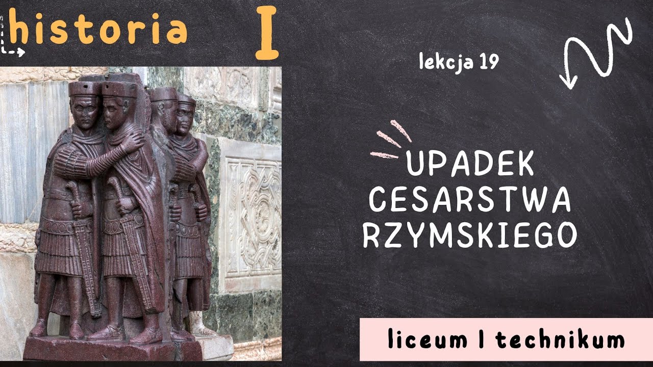 Historia 1 LO [Lekcja 19: Upadek cesarstwa rzymskiego - poziom podstawowy]