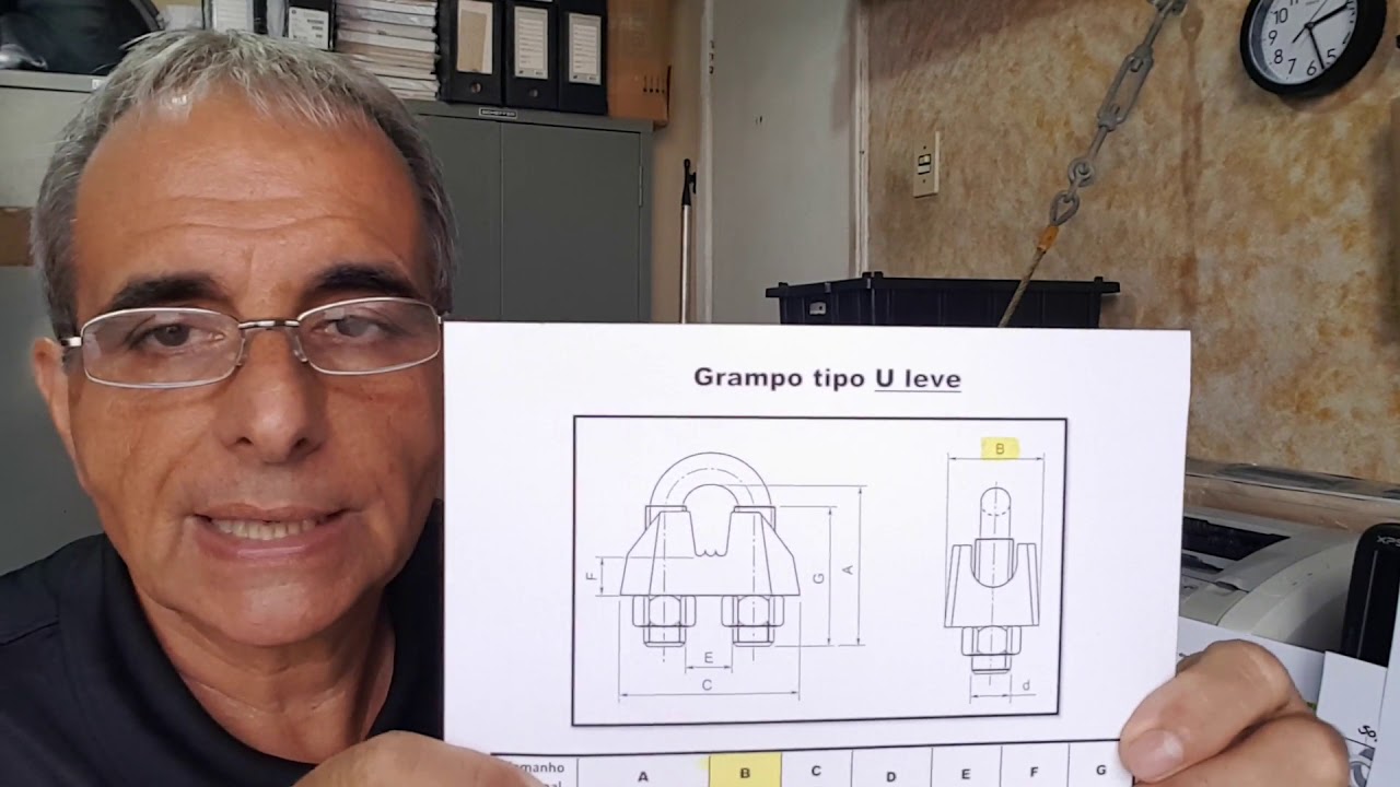 Video-2 Como instalar grampos leves e pesados em cabo de aço