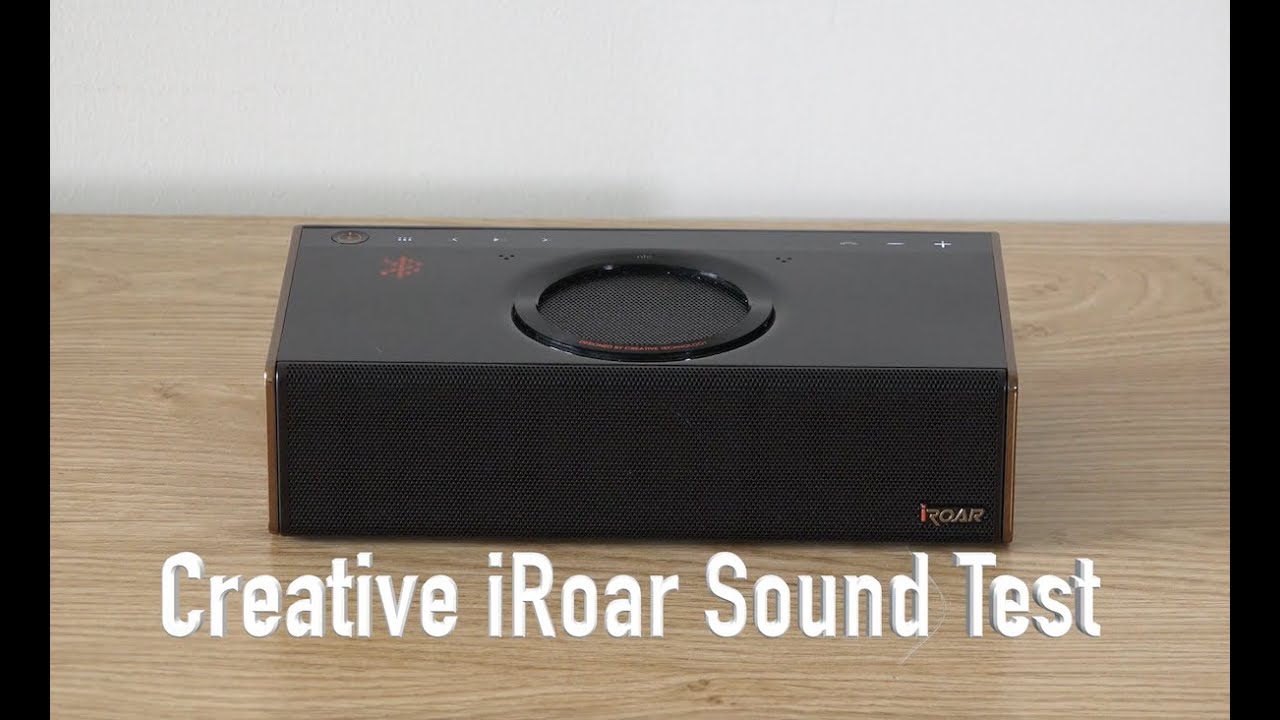 Creative iRoar Bluetooth Speaker Sound Test