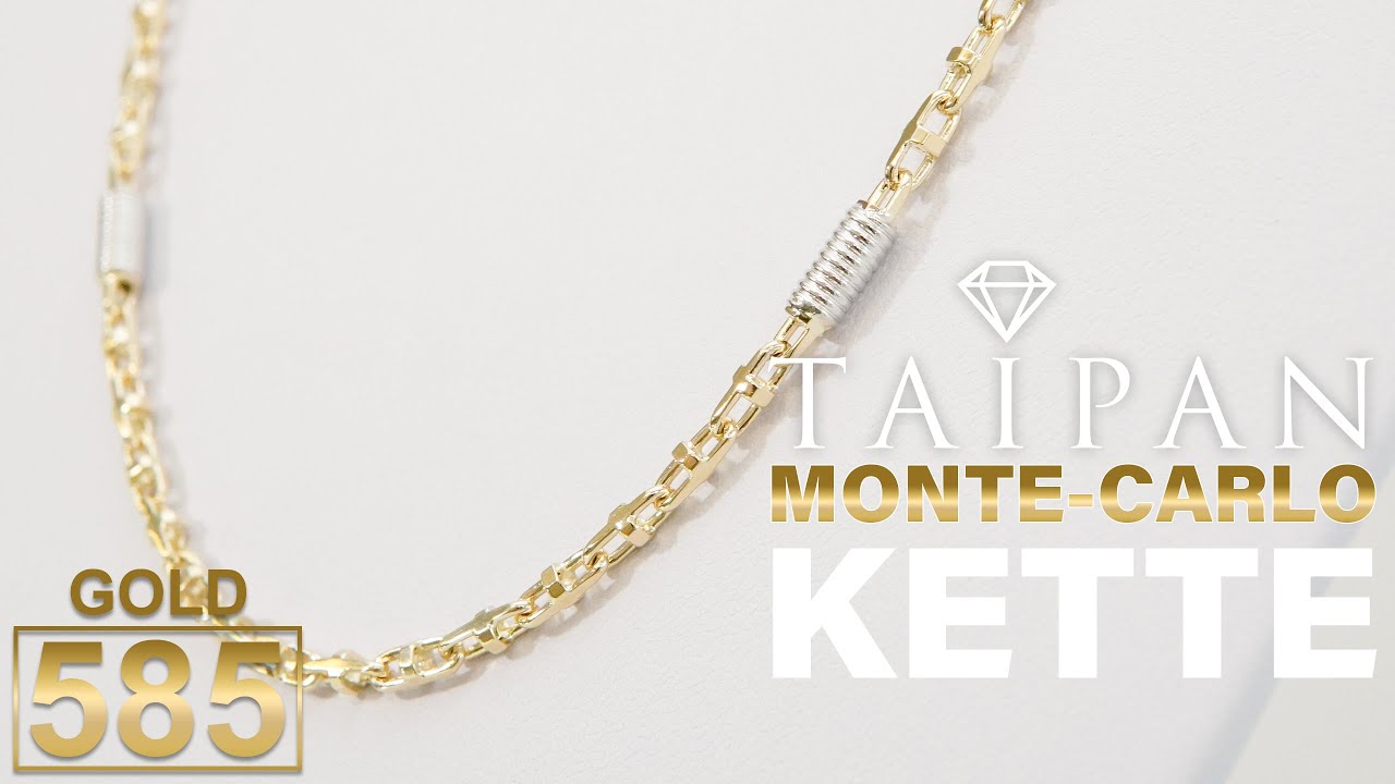 Taipan Monte-Carlo Kette Bicolor 585 14K Gold