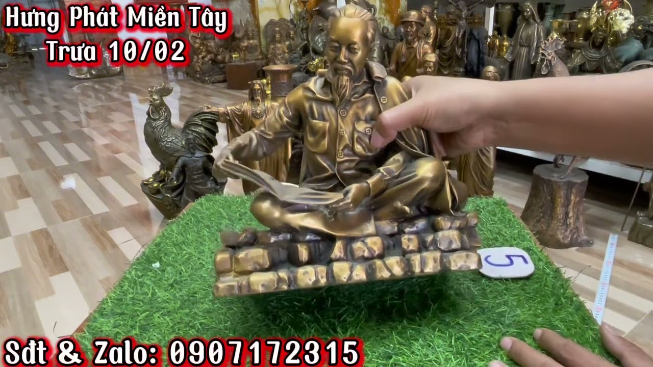 🔴🔴Phúc Lộc Thọ _ Thuyền Cán Thuốc _ Tượng Công Giáo _ Tượng Bác Hồ _ Bình Song Long. Trưa 10/02 